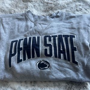 Gray Penn State crewneck